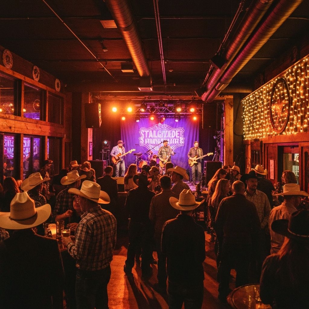 Calgary nightlife bar scene during Stampede week